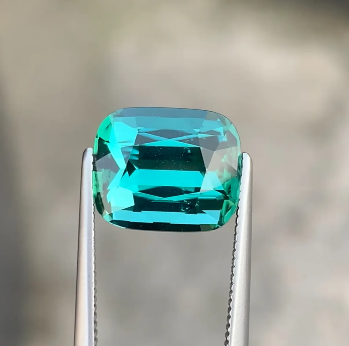Tourmaline bleu-verte 5.05 ct.