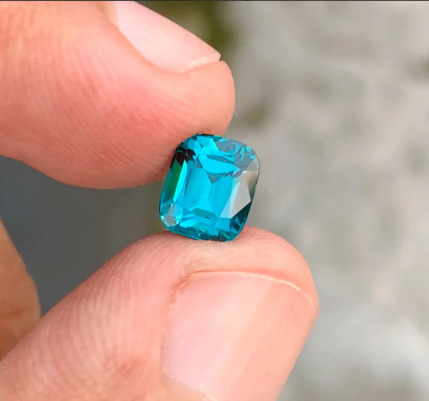 Tourmaline indicolite 2.22 ct