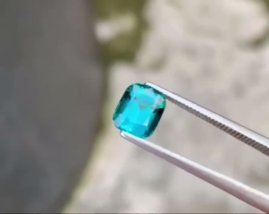 Tourmaline indicolite 2.22 ct