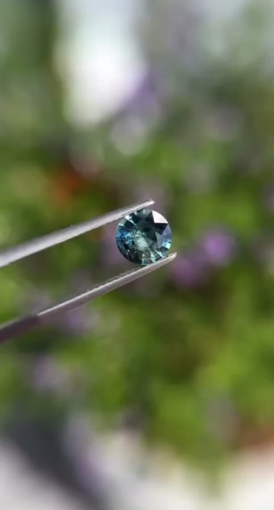 Saphir teal 1.33 ct.